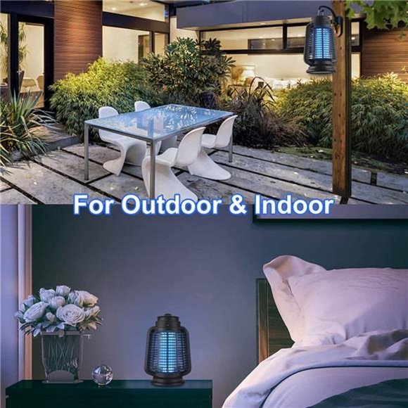 Bug Zapper, 4200V Electric Mosquito Zapper for Outdoor Indoor, 18W Waterproof - Picture 6 of 7